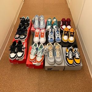 Selling 12 pairs of sneakers size7y